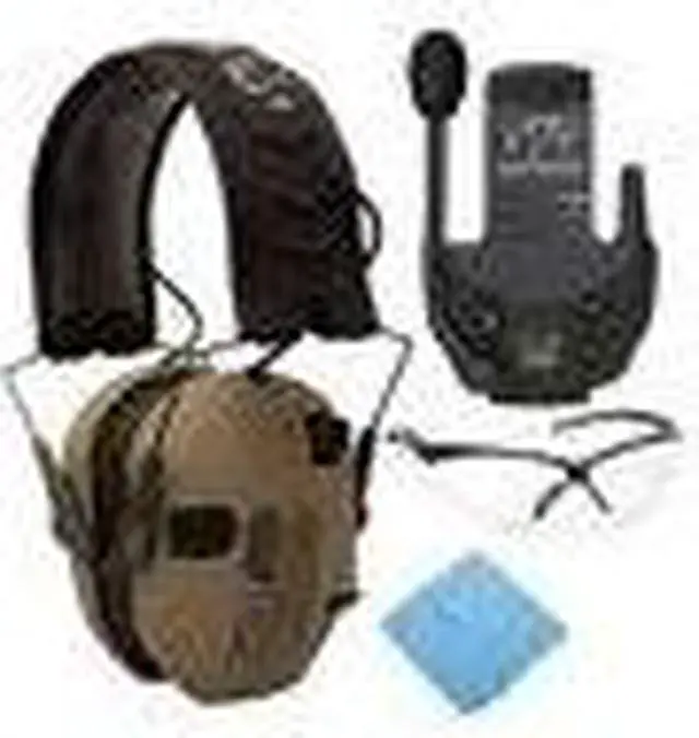 Alt view image 5 of 7 - Walker's Razor Slim Electronic Shooting Hearing Protection Muff Bundle