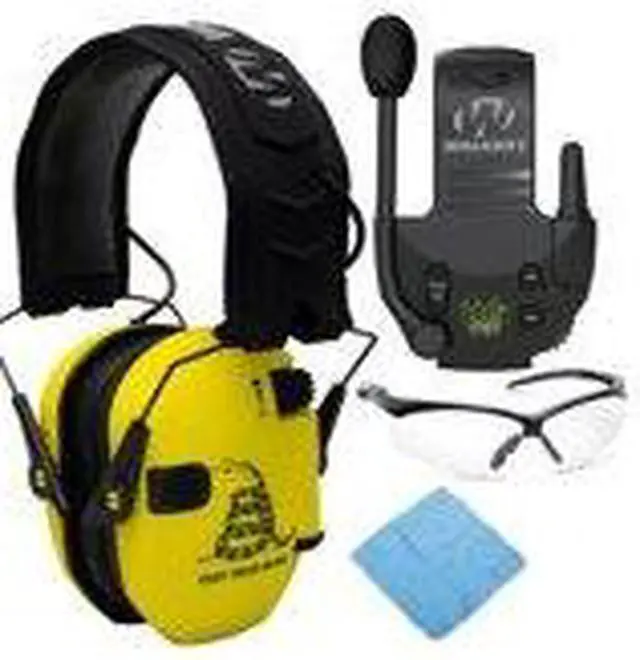 Alt view image 3 of 7 - Walkers Razor Shooting Muff (Don't Tread On Me Yellow) with Accessory