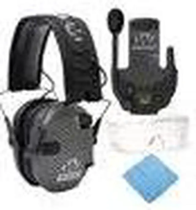 Alt view image 4 of 7 - Walkers Razor Slim Electronic Muff (Carbon) with Walkie Talkie and OTG Glasses