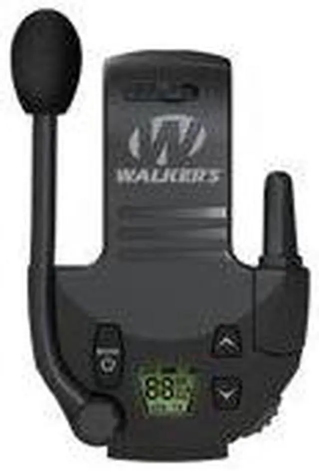 Alt view image 5 of 6 - Walkers Razor Digital Ear Muffs (Raid Kryptek) with Walkie-Talkie and Glasses