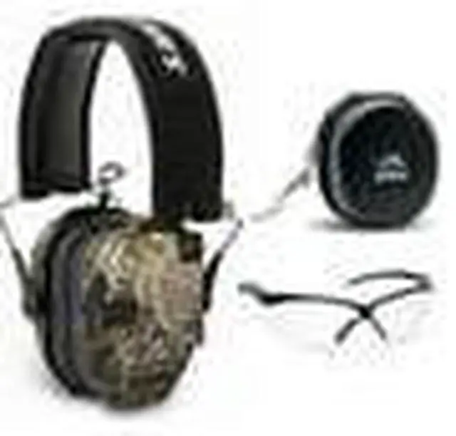 Alt view image 5 of 7 - Walkers Razor Slim Electronic Muff (Kryptek Camo) with Case