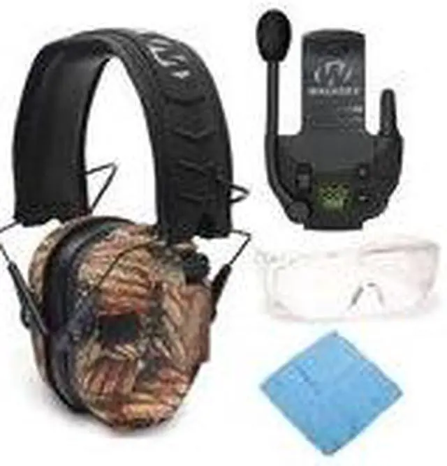 Alt view image 3 of 7 - Walkers Razor Slim Electronic Shooting Muff (American Flag) Bundle