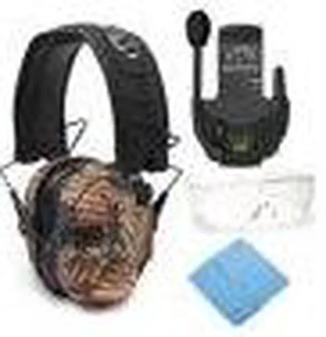 Alt view image 4 of 7 - Walkers Razor Slim Electronic Shooting Muff (American Flag) Bundle