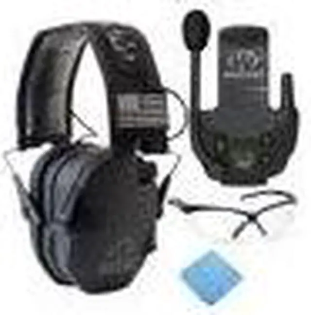 Alt view image 4 of 7 - Walker's Razor Slim Electronic Muff (Black Patriot Version) Bundle