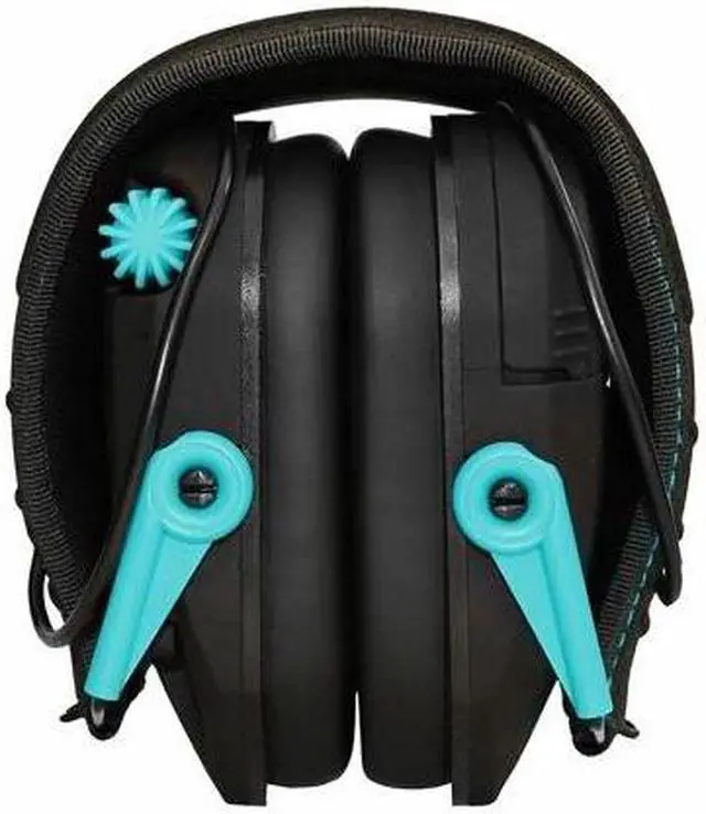 Alt view image 4 of 7 - Walker's Razor Slim Electronic Shooting Muffs 3-Pack (Teal)