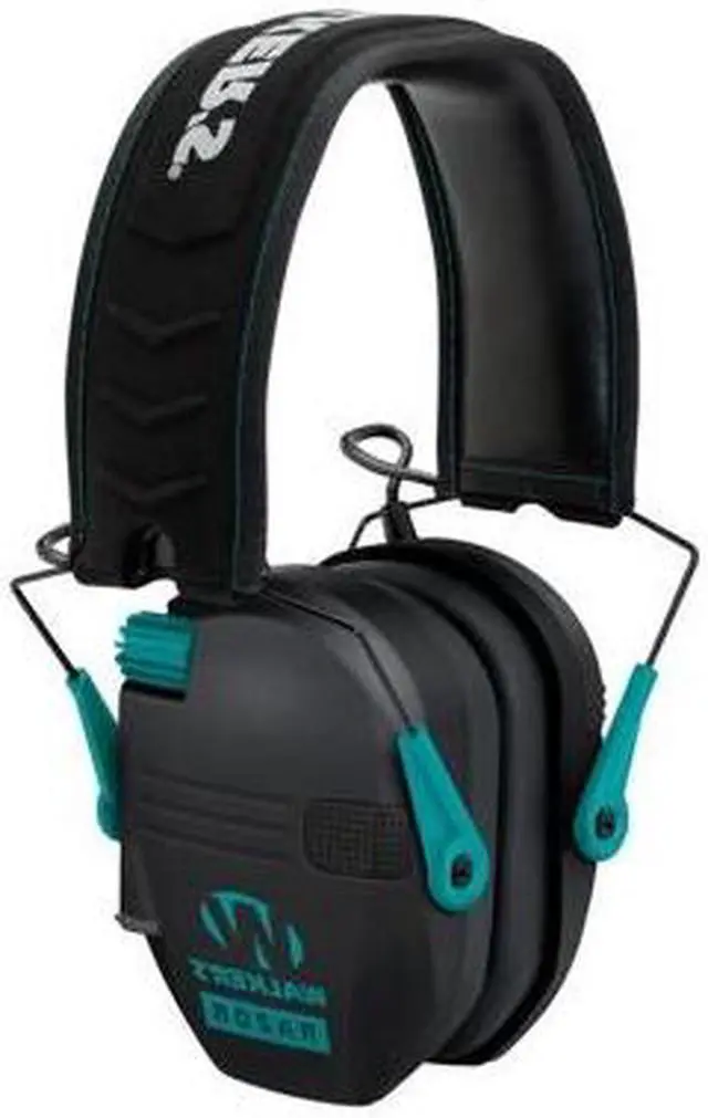 Alt view image 5 of 7 - Walker's Razor Slim Electronic Shooting Muffs 3-Pack (Teal)