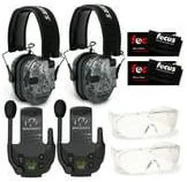 Alt view image 3 of 7 - Walkers Razor Digital Ear Muffs with Walkie Talkie Attachment Bundle (2-Pack)