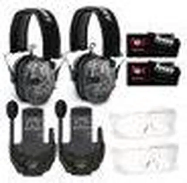 Alt view image 5 of 7 - Walkers Razor Digital Ear Muffs with Walkie Talkie Attachment Bundle (2-Pack)