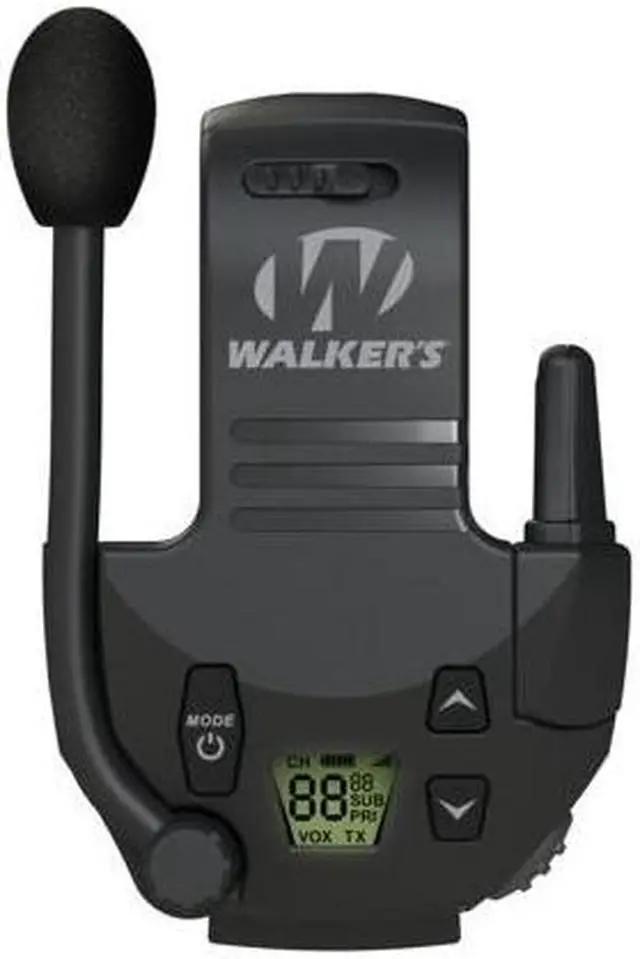Alt view image 6 of 7 - Walkers Razor Digital Ear Muffs with Walkie Talkie Attachment Bundle (2-Pack)