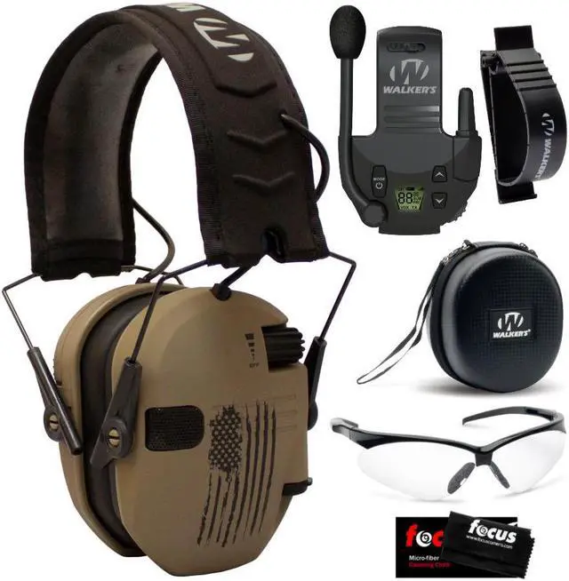 Main image of Walker's Razor Slim Electronic Muff ULTIMATE RANGE BUNDLE, Flat Dark Earth