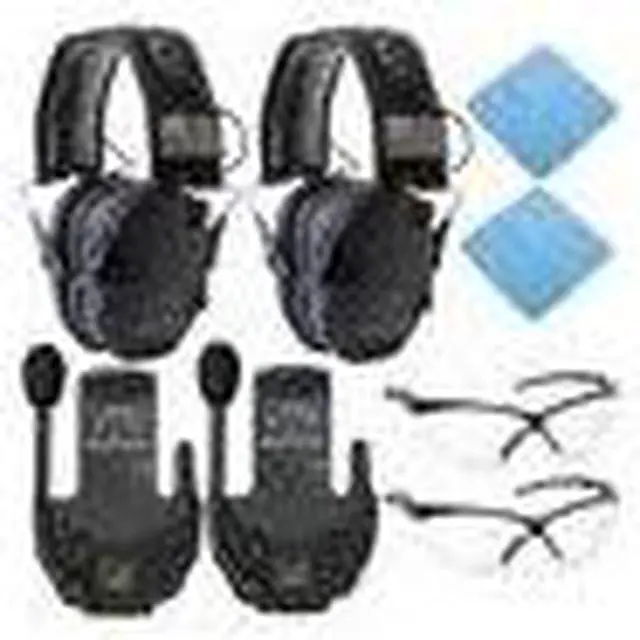 Alt view image 4 of 6 - Walker's Razor Slim Electronic Muff (Black Patriot Version, 2-Pack) Bundle
