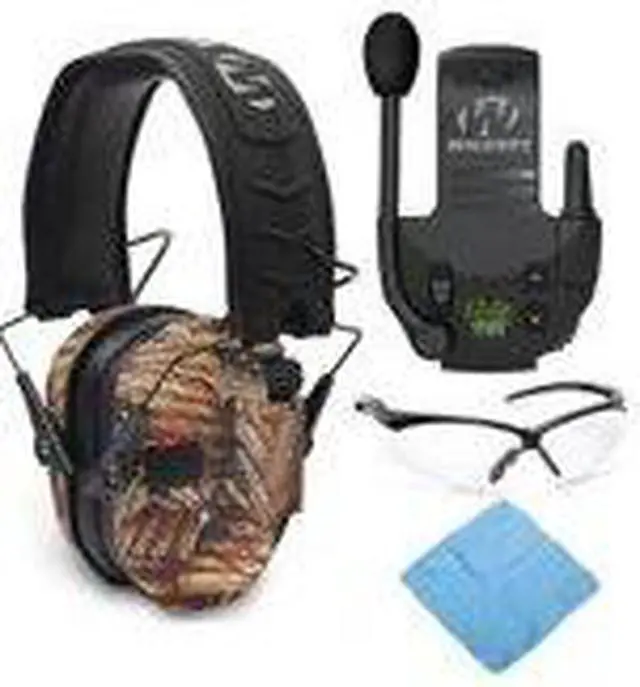 Alt view image 3 of 7 - Walker's Razor Slim Electronic Shooting Muff (American Flag) Bundle