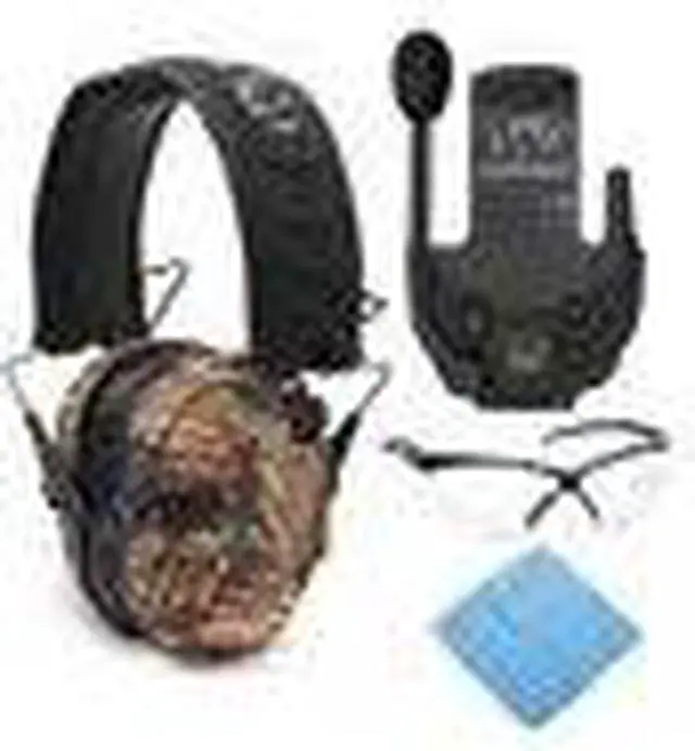 Alt view image 4 of 7 - Walker's Razor Slim Electronic Shooting Muff (American Flag) Bundle
