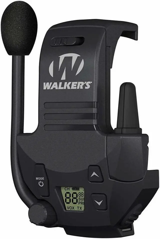 Alt view image 4 of 5 - Walker's Tactical/Hunting 2-Mile Range Walkie Talkie for Razor Muffs Bundle