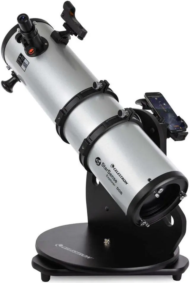 Alt view image 2 of 13 - Celestron Starsense Explorer 150mm Tabletop Dobsonian Telescope