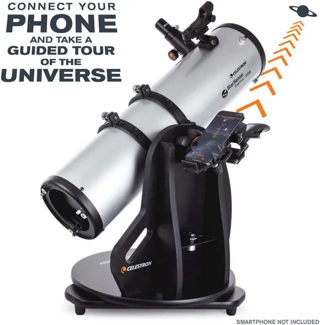 Alt view image 5 of 13 - Celestron Starsense Explorer 150mm Tabletop Dobsonian Telescope