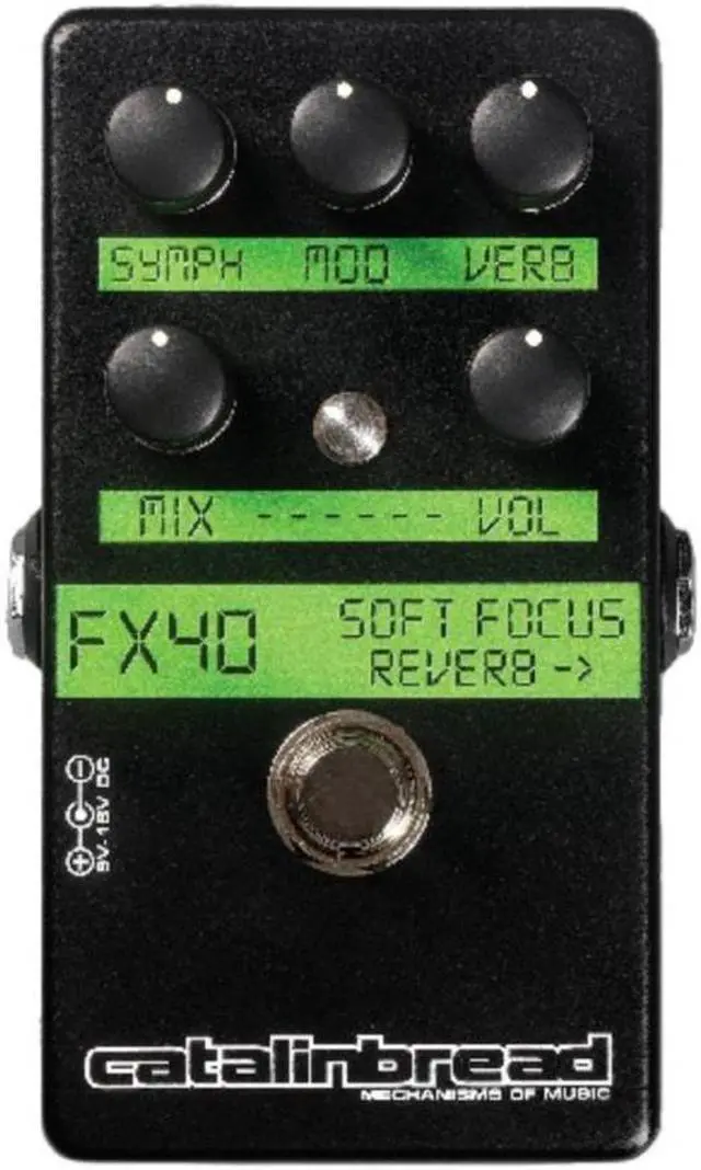 Main image of Catalinbread Soft Focus Shoegaze Reverb Pedal (Black)