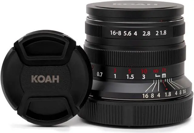 Main image of Koah Artisans 55mm f/1.8 Large Aperture Manual Focus Lens for Nikon Z (Black)