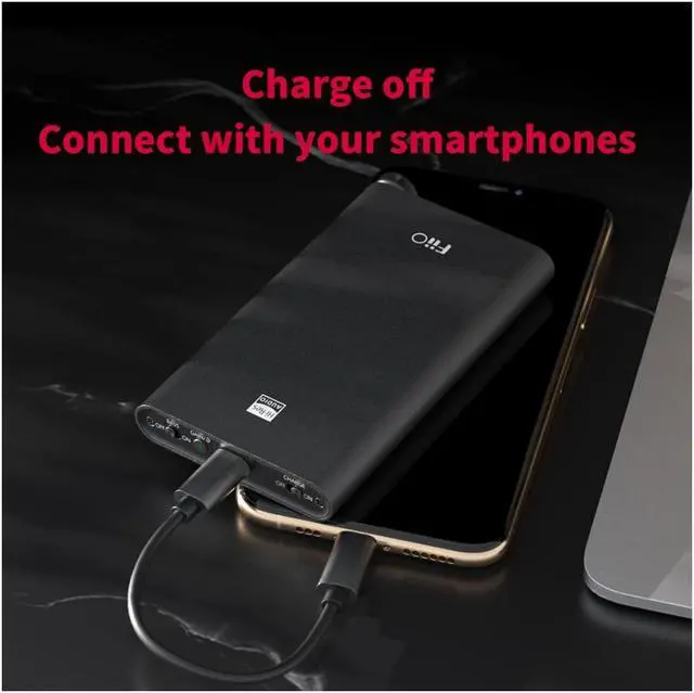 Alt view image 4 of 7 - FiiO Q3 MQA Mid-Level Portable USB DAC with THX AAA Headphone Amplifier