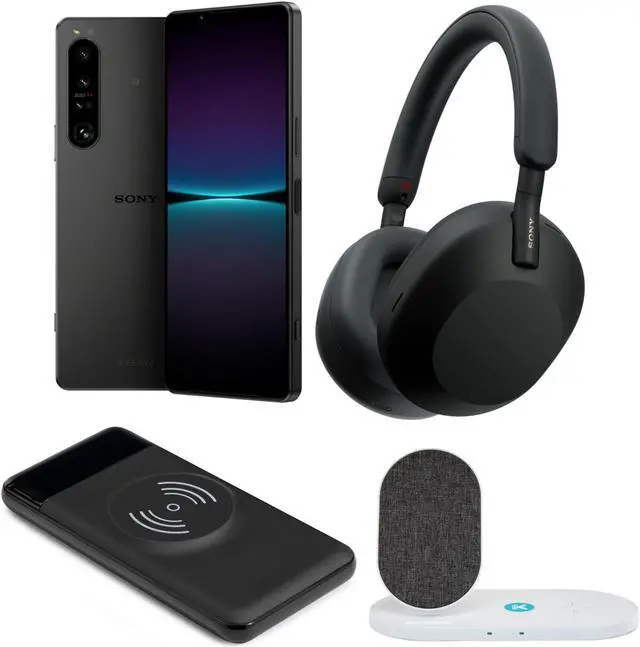 Main image of Sony Xperia 1 Mark IV 5G 512GB Smartphone with Over-Ear Headphones Bundle