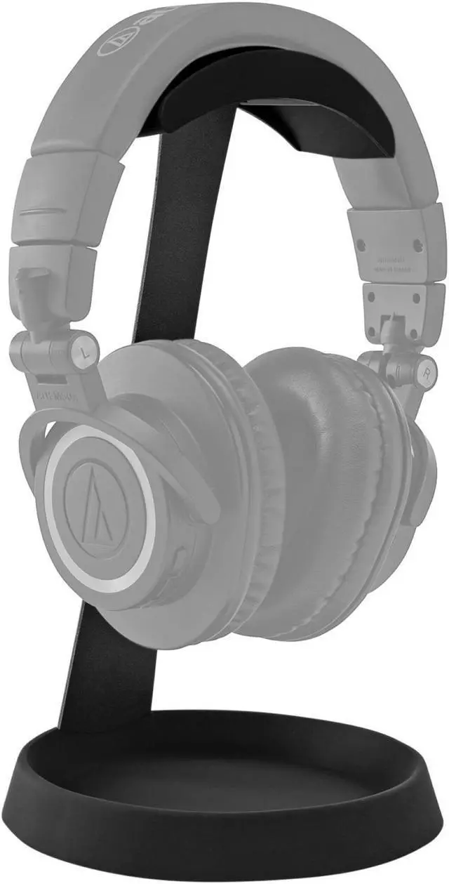 Alt view image 2 of 6 - Knox Gear Aluminum Headphone Stand for Desk with Solid Base Mount (Black)