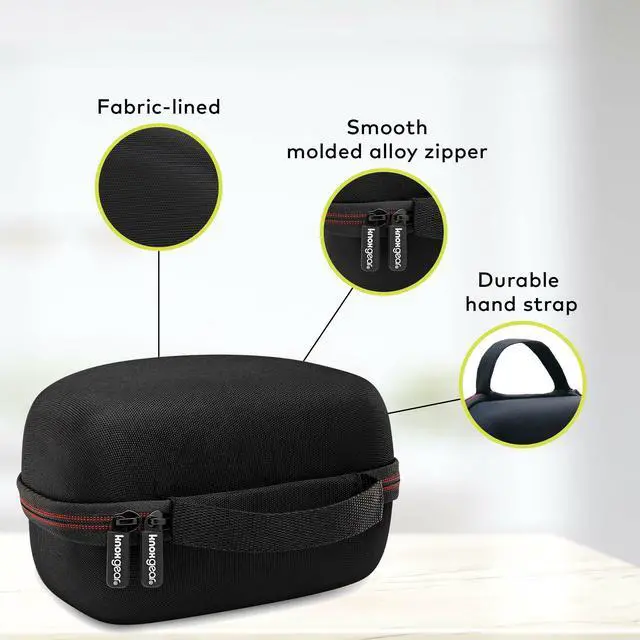 Alt view image 5 of 7 - Knox Gear Pro Headphone Case for Inward-Folding Studio Monitor Headphones
