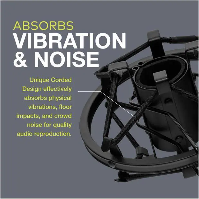 Alt view image 4 of 7 - Knox Gear Microphone Shock Mount for 25mm to 28mm Handheld Microphones
