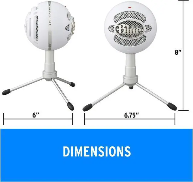 Alt view image 3 of 7 - Blue Microphones Snowball iCE Mic w/ Knox Boom Arm, Shock Mount & Pop Filter