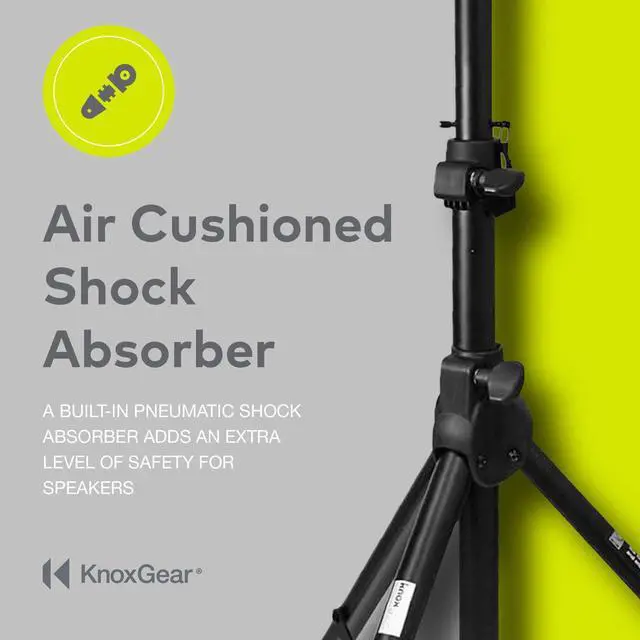 Alt view image 6 of 7 - Knox Gear Tripod Air-cushion Speaker Stand (Single)