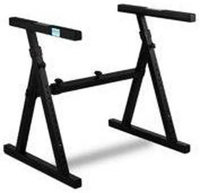 Alt view image 6 of 7 - Knox Z-Style Electronic Keyboard Stand with Adjustable X Style Keyboard Bench