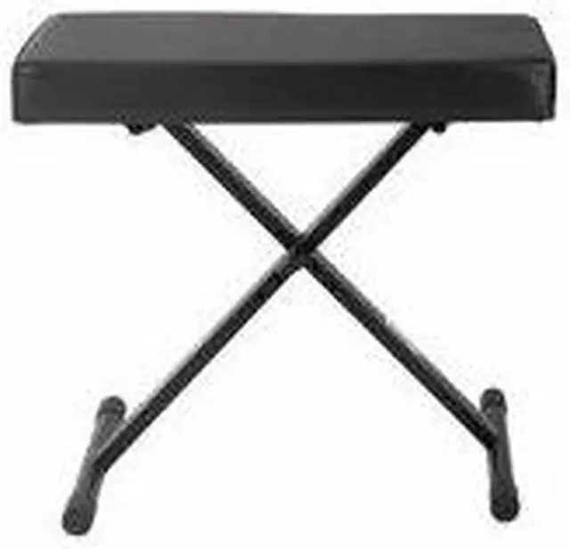 Alt view image 7 of 7 - Knox Z-Style Electronic Keyboard Stand with Adjustable X Style Keyboard Bench