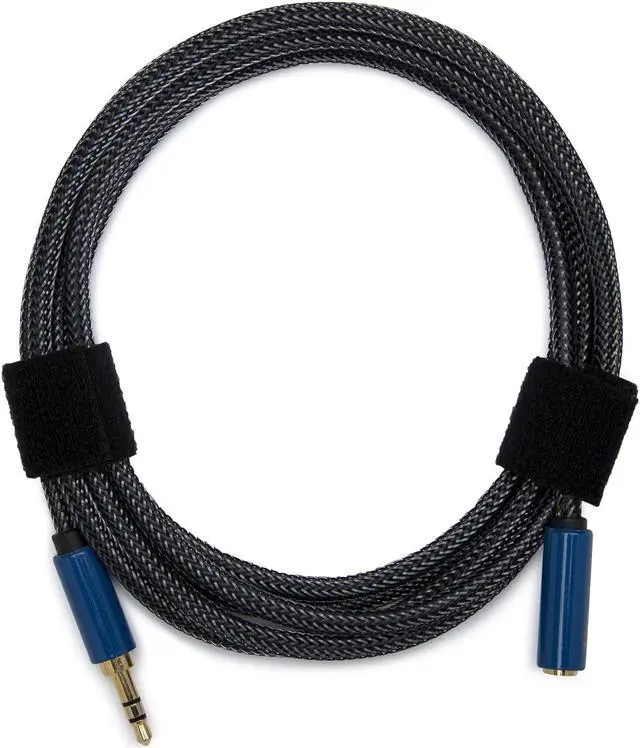 Main image of Knox Gear Nylon Braided 3.5mm Male-Female Audio Extension Adapter Cable (6-Feet)