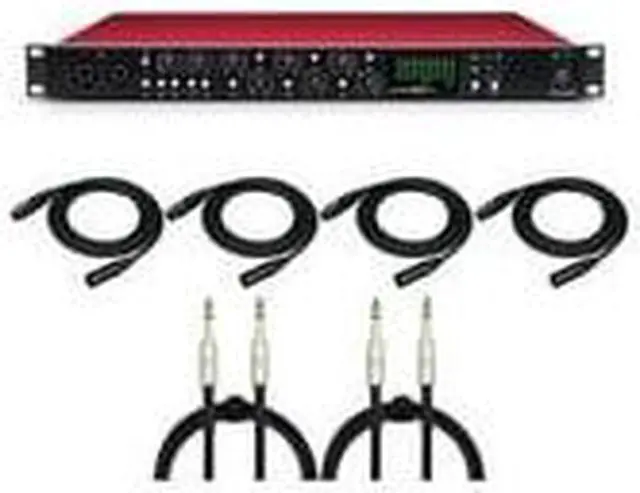 Alt view image 3 of 7 - Focusrite Scarlett OctoPre 8-Channel Mic Pre Expansion with Cables Bundle