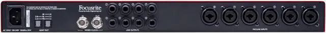 Alt view image 4 of 7 - Focusrite Scarlett OctoPre 8-Channel Mic Pre Expansion with Cables Bundle