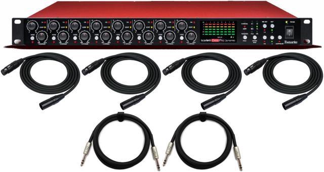 Focusrite Scarlett OctoPre Dynamic 8-Channel Mic Preamp with XLR and TRS  Cables - Newegg.com