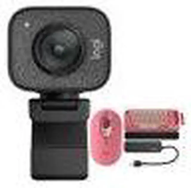 Alt view image 5 of 7 - Logitech StreamCam Plus Webcam with Tripod (Graphite) Bundle