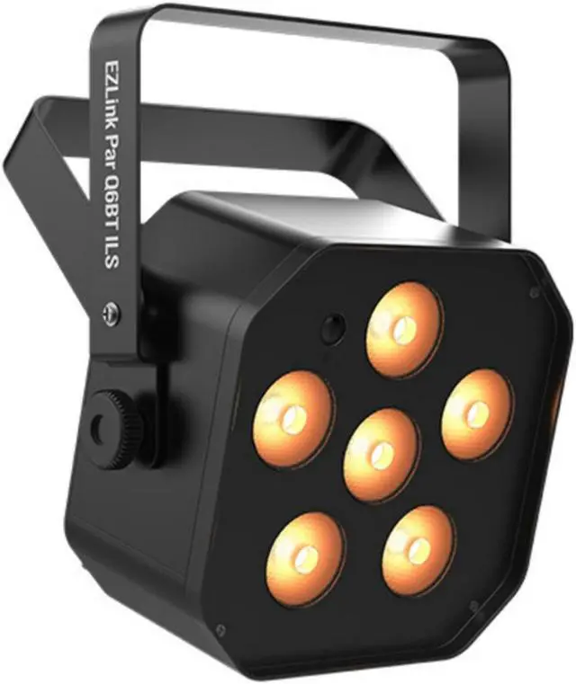 Alt view image 4 of 7 - CHAUVET DJ EZLink Par Q6BT ILS Battery-Operated Quad-Color RGBA LED Par Light