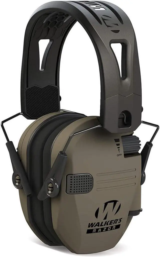 Alt view image 2 of 4 - Walkers Razor Tacti-Grip with Rubber Headband (Earth) w/Walkie-Talkie Bundle