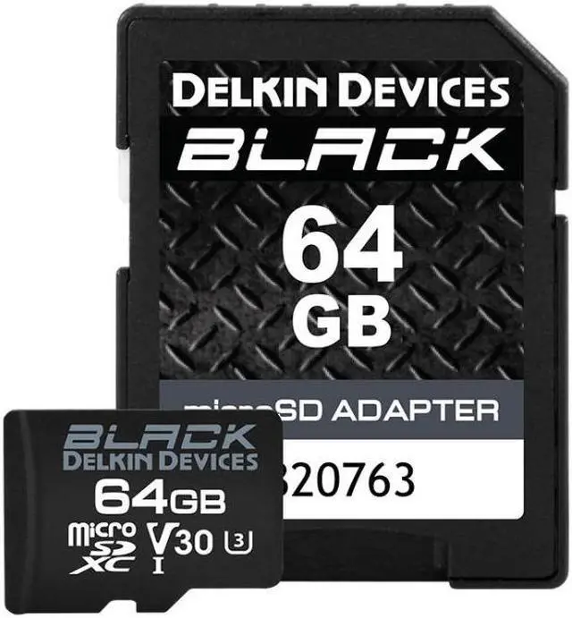 Alt view image 2 of 4 - Delkin 99MB/s Exclusive MicroSD 64GB Memory Card (Black)