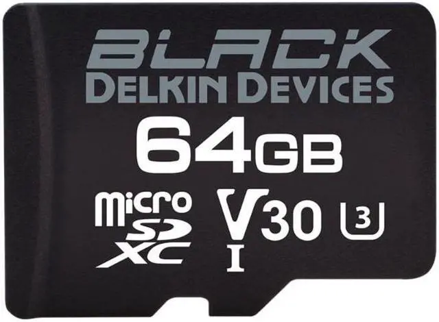 Main image of Delkin 99MB/s Exclusive MicroSD 64GB Memory Card (Black)
