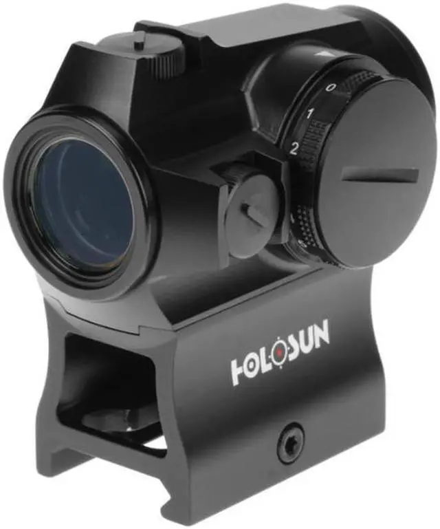 Alt view image 2 of 4 - HOLOSUN HE503R-GD Black Anodized 1x 20mm 2/65 MOA Gold Dot & Circle Reticle