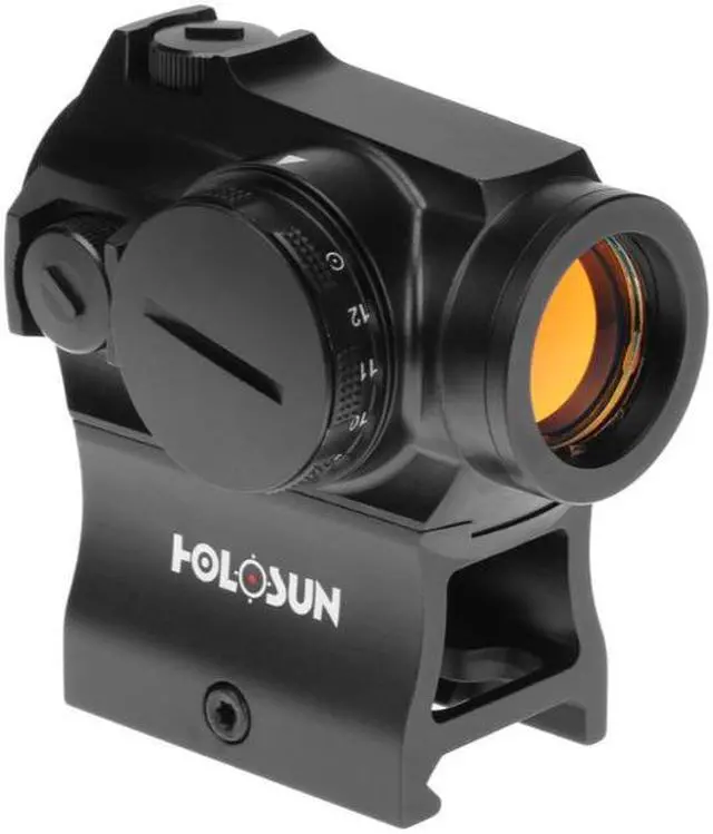 Alt view image 4 of 4 - HOLOSUN HE503R-GD Black Anodized 1x 20mm 2/65 MOA Gold Dot & Circle Reticle