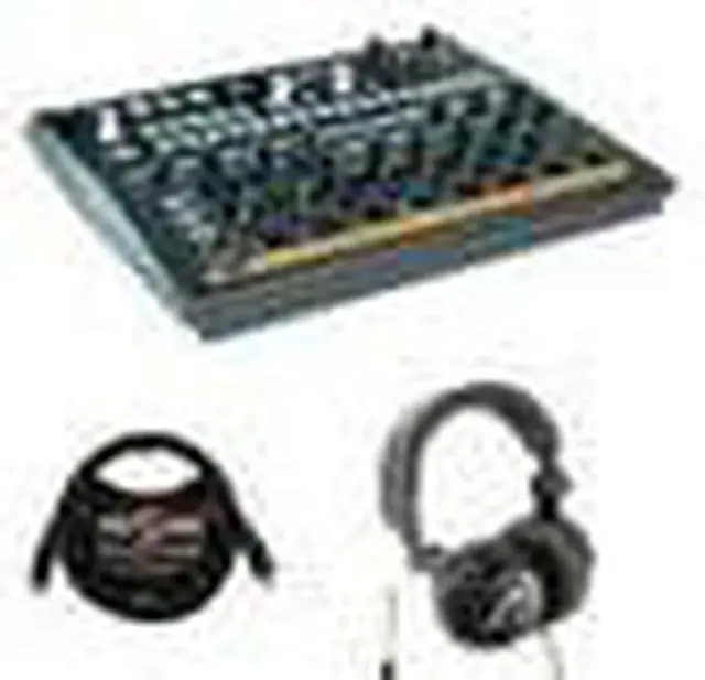 Alt view image 7 of 7 - Arturia DrumBrute Impact Analog Drum Machine with Over-Ear Headphone and Cable