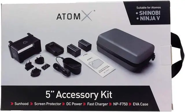 Alt view image 7 of 7 - Atomos Ninja Ultra 5.2' 4K HDMI Recording Monitor with Accessory Bundle