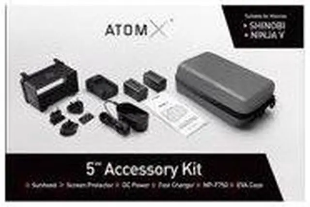 Alt view image 10 of 11 - Atomos 5" Accessory Kit for Shinobi, Shinobi SDI, Ninja V Monitors - ATOMACCKT2