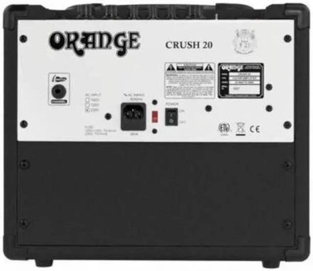 Alt view image 8 of 10 - Orange crush 20 Twin-channel 20W guitar Amplifier, Black