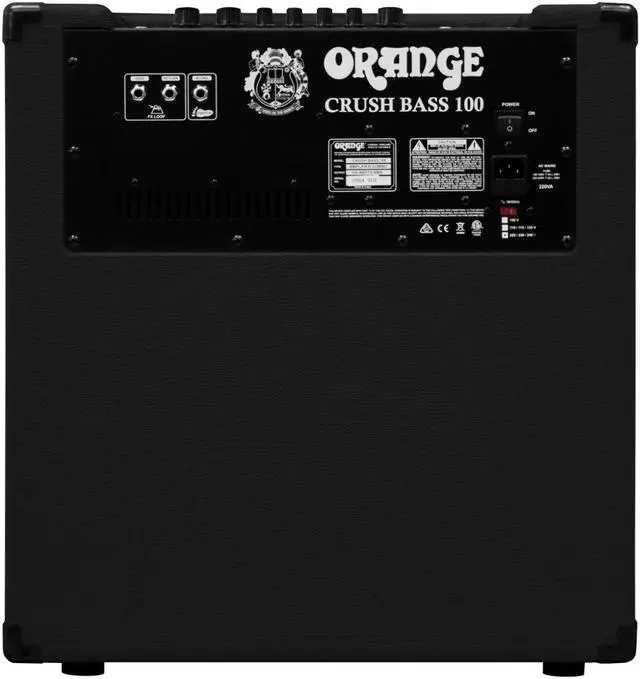 Alt view image 7 of 7 - Orange Amps Crush Bass 100-Watt Combo Amp (Black)