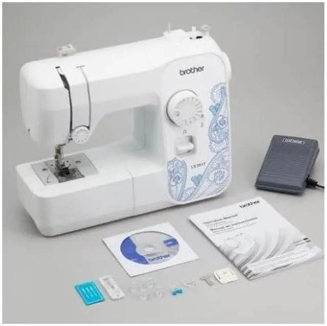Alt view image 2 of 2 - Brother RLX3817 17-Stitch Full-Size Sewing Machine (White, Renewed)