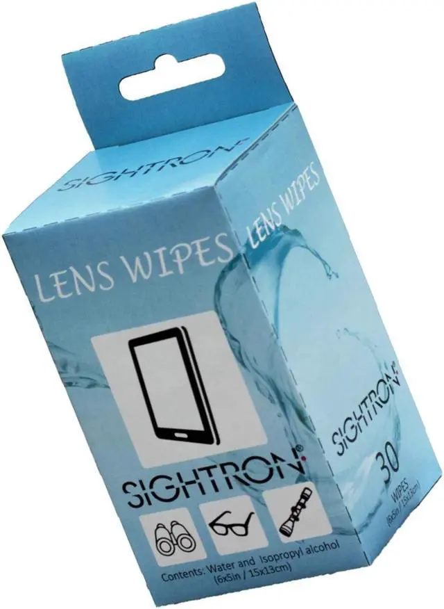 Alt view image 2 of 6 - Sightron 6 x 5 Inch Lens Wipes for Riflescopes, Binoculars, and Cell Phones