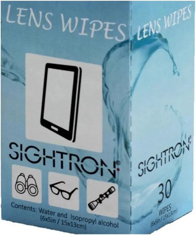 Alt view image 6 of 6 - Sightron 6 x 5 Inch Lens Wipes for Riflescopes, Binoculars, and Cell Phones